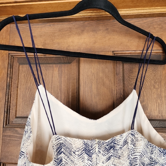 Forever 21 Taupe and Navy Mini Dress small - Picture 3 of 6